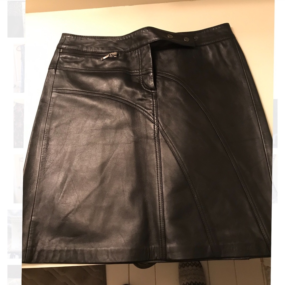 Mini Leather skirt